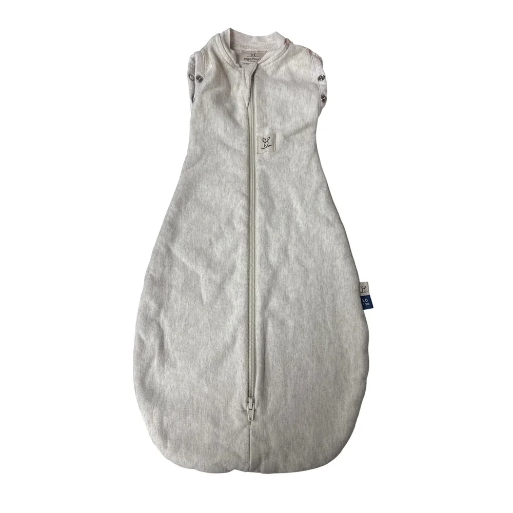 ergoPouch Cocoon Swaddle Bag Unisex 0000 Oatmeal 1.0 TOG Organic Cotton Swaddle